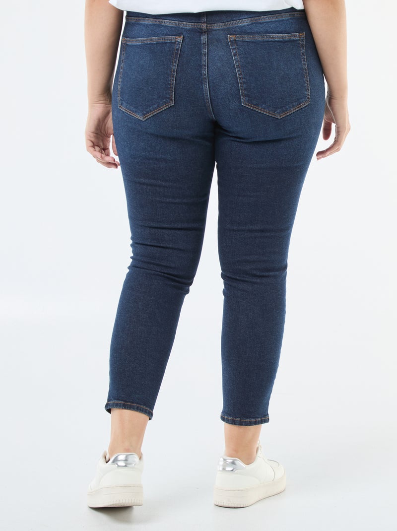 Jeans slim a vita alta - L28 BLU - Kiabi