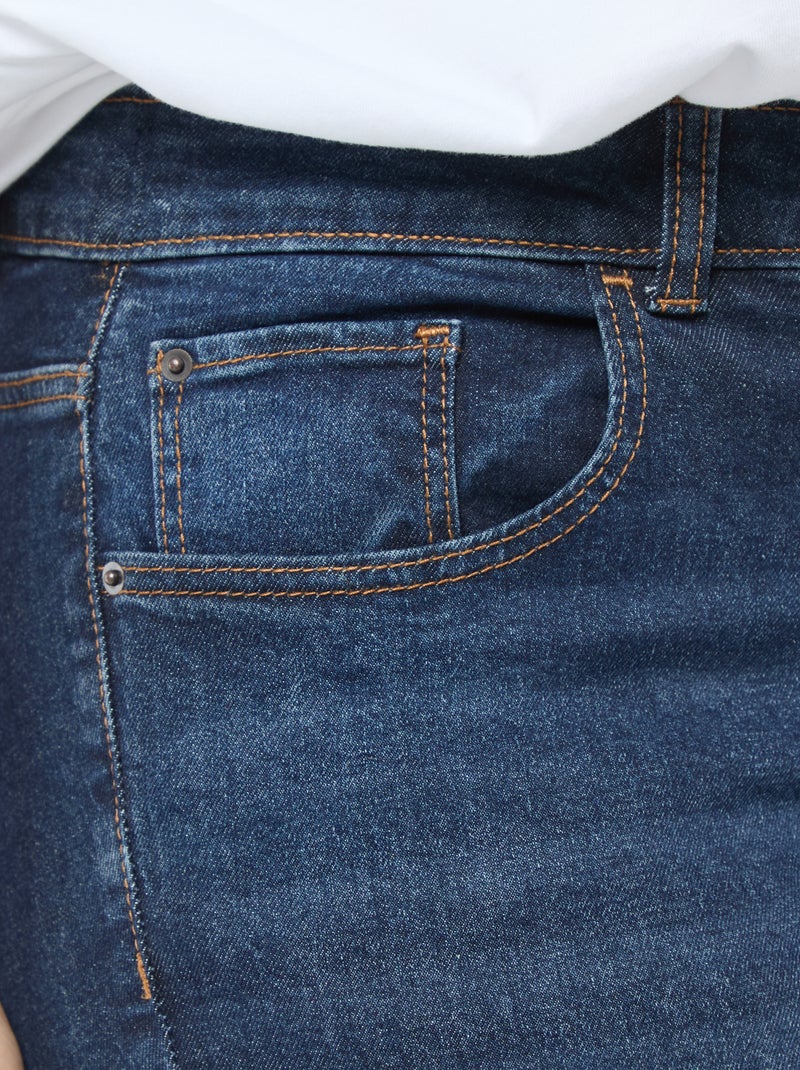 Jeans slim a vita alta - L28 BLU - Kiabi