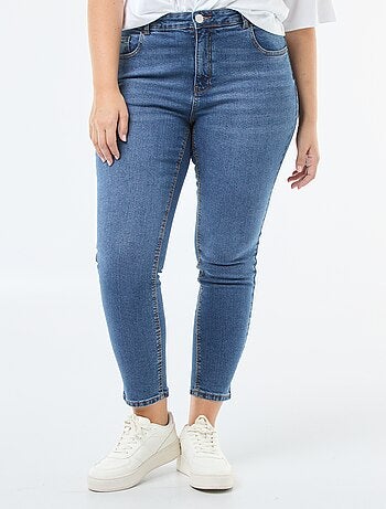 Jeans slim a vita alta - L28