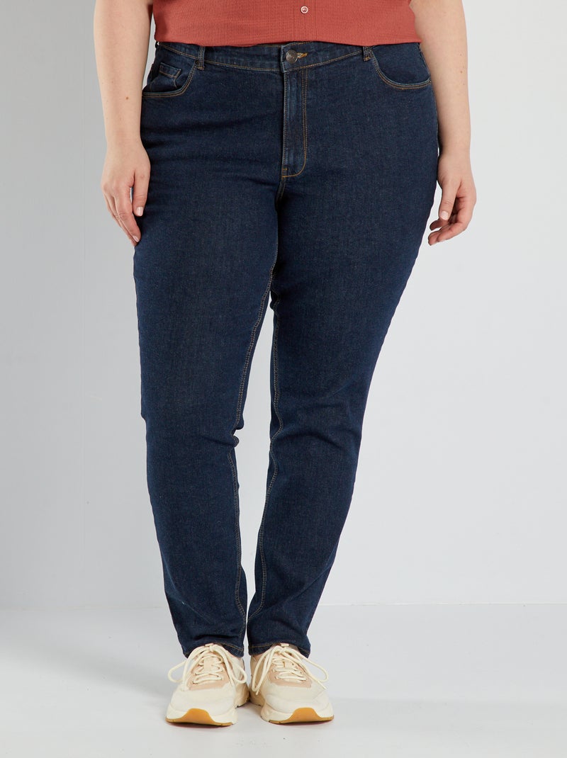Jeans slim a vita alta - L32 BLU - Kiabi