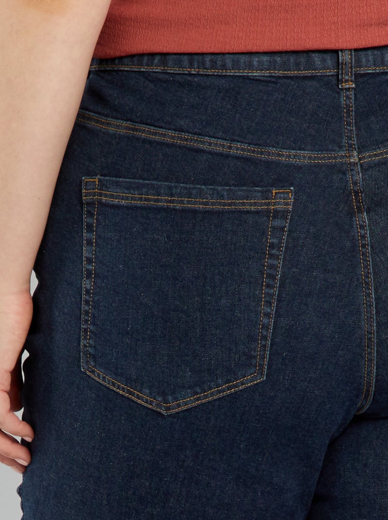 Jeans slim a vita alta - L32 BLU - Kiabi