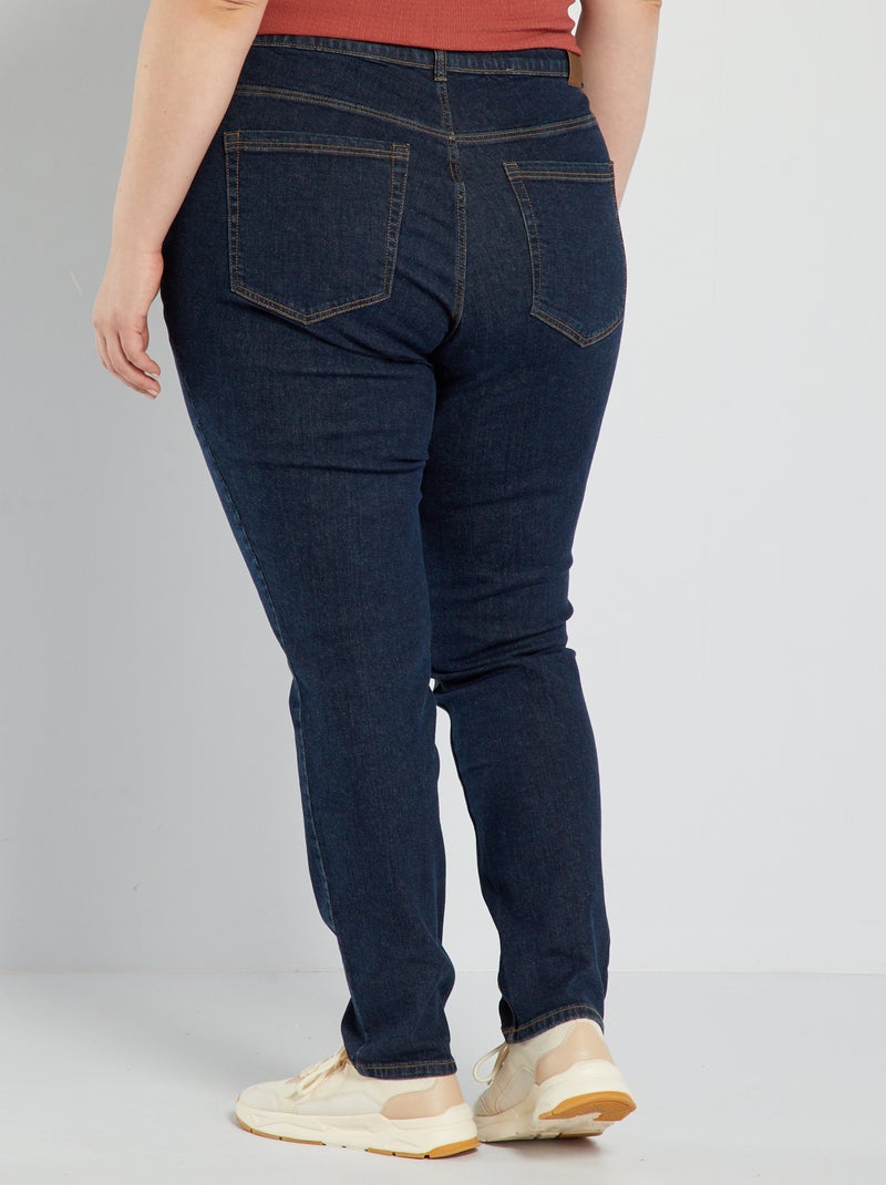 Jeans slim a vita alta - L32 BLU - Kiabi