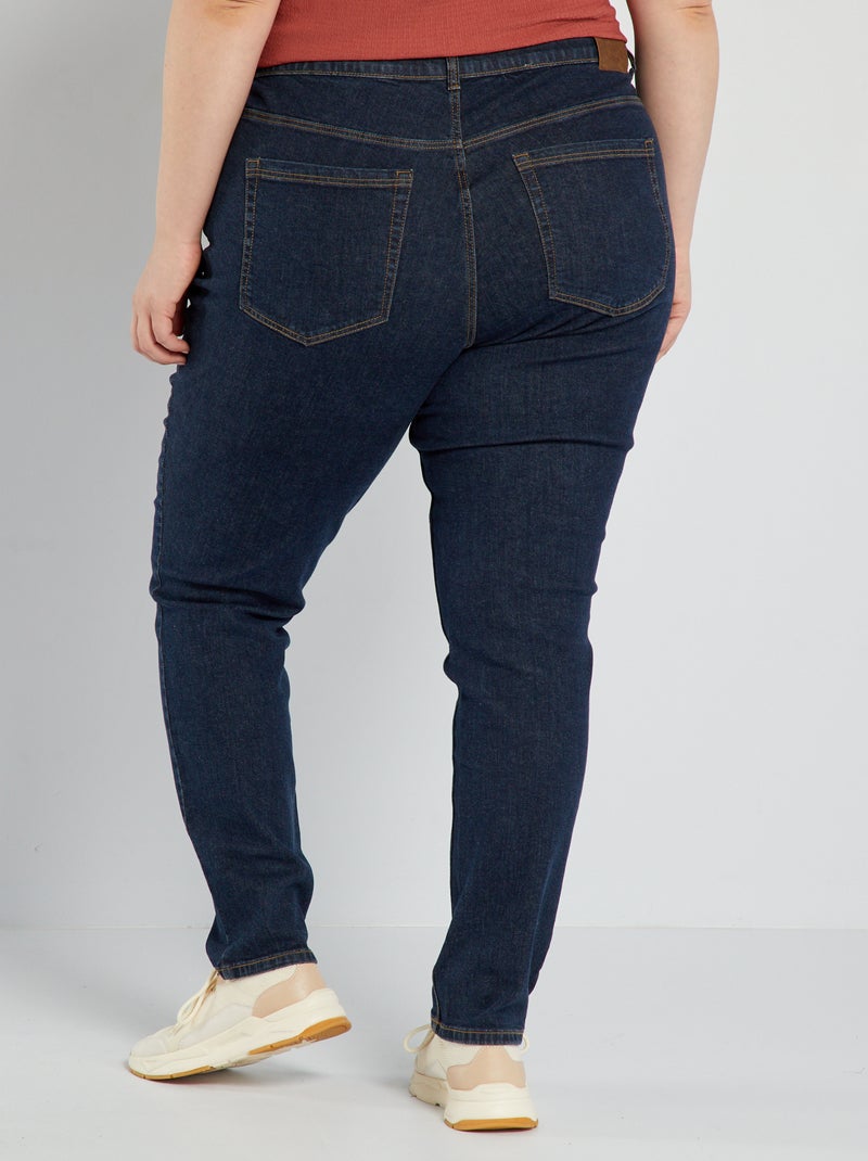 Jeans slim a vita alta - L32 BLU - Kiabi