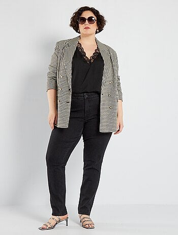 Jeans slim a vita alta - L34