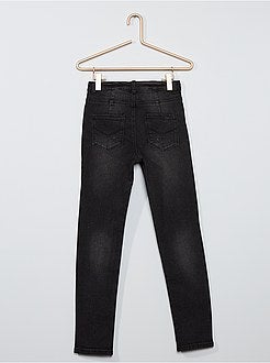 Jeans slim a vita alta destroy - Kiabi