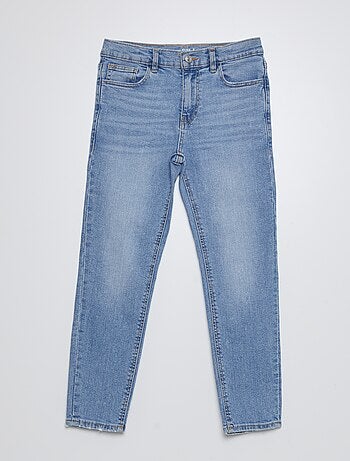 Jeans slim a vita alta regolabile