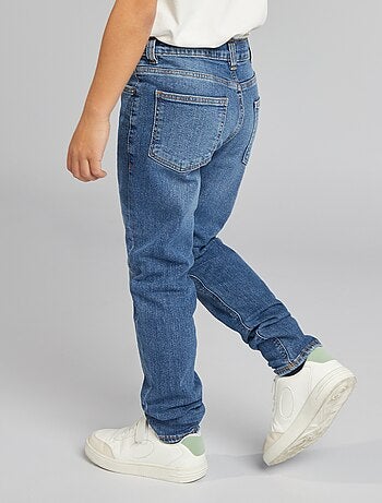 Jeans slim a vita alta regolabile