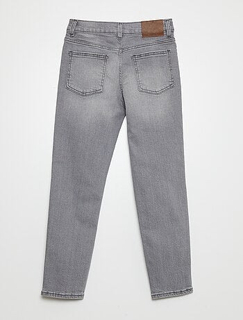 Jeans slim a vita alta regolabile