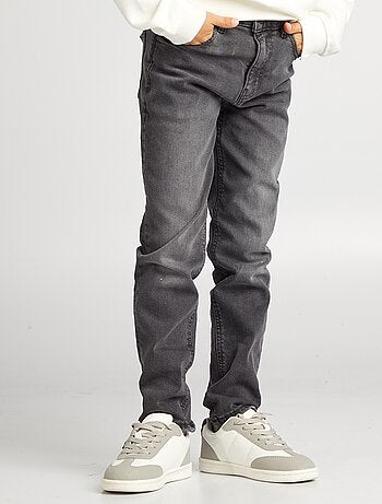 Jeans slim a vita alta regolabile