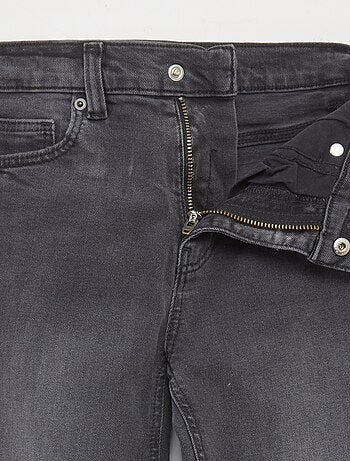 Jeans slim a vita alta regolabile
