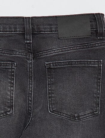 Jeans slim a vita alta regolabile