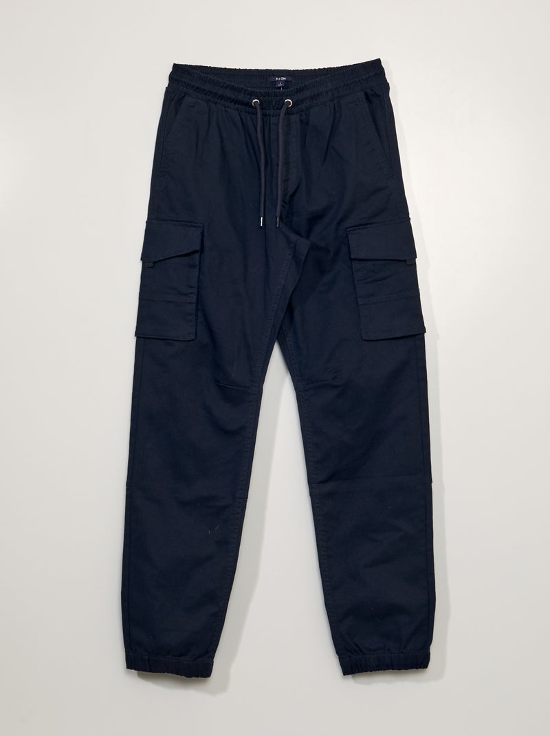 Jeans slim a vita elasticizzata con tasche BLU - Kiabi