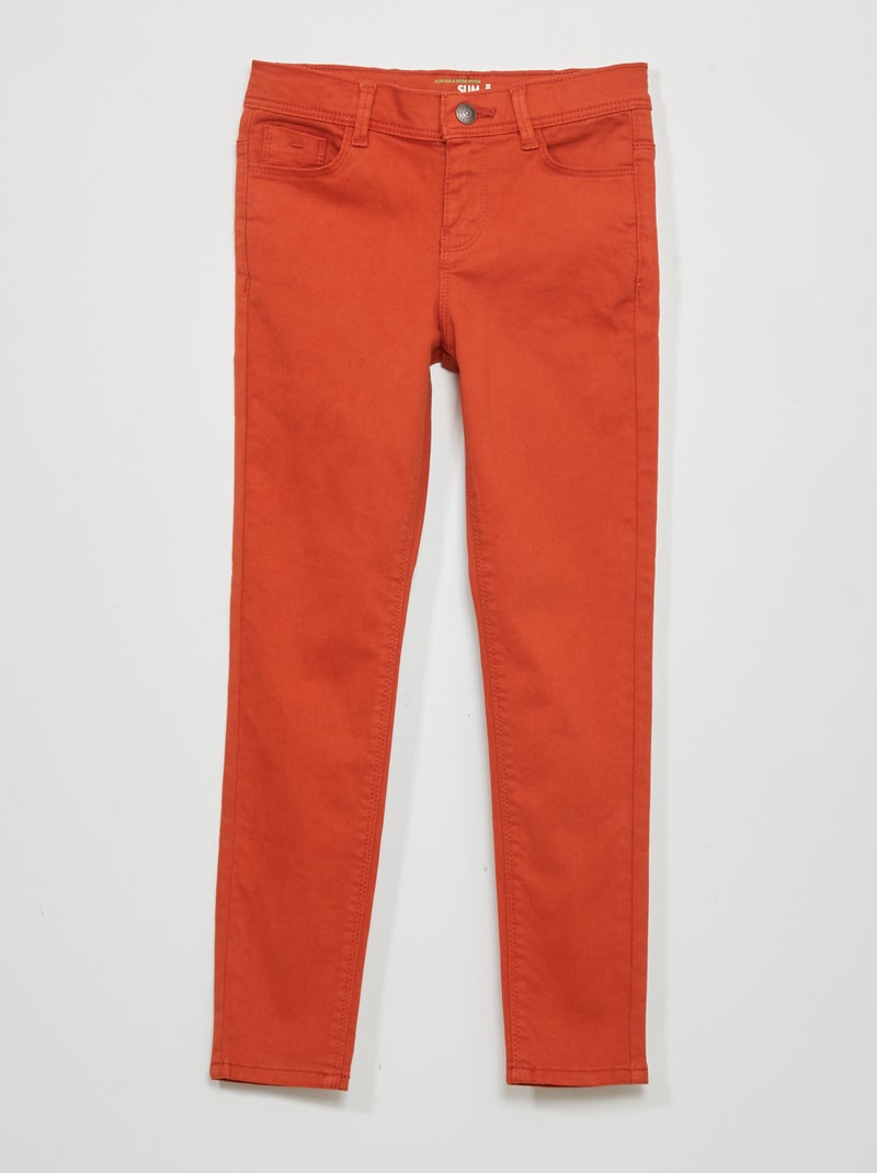 Jeans slim Arancione - Kiabi