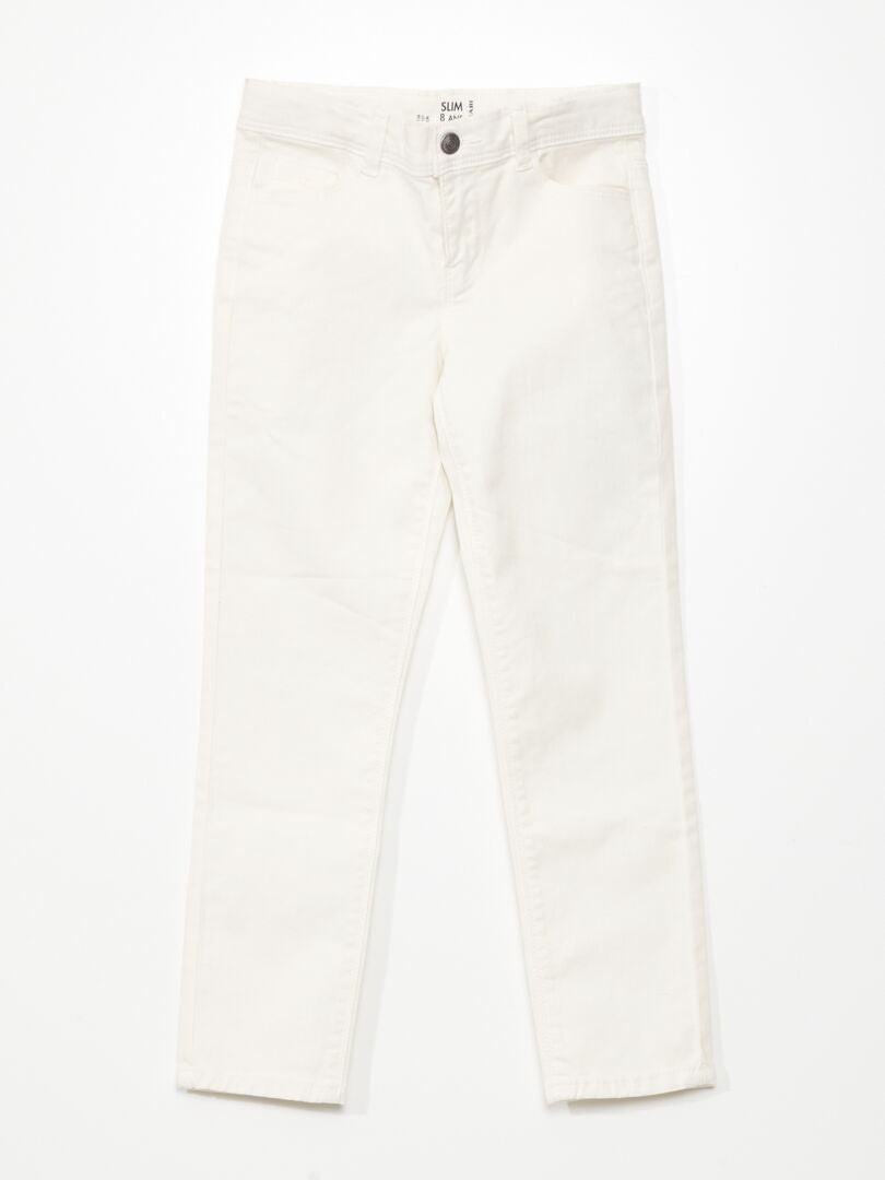 Jeans slim Bianco - Kiabi