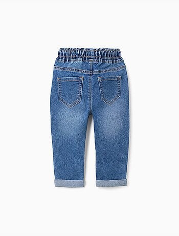 Jeans slim con coulisse