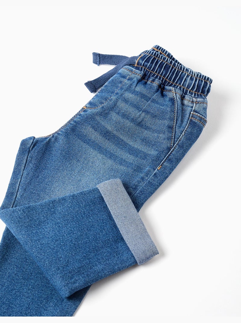 Jeans slim con coulisse Blu Blu - Kiabi