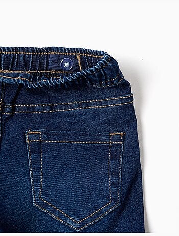 Jeans slim con coulisse