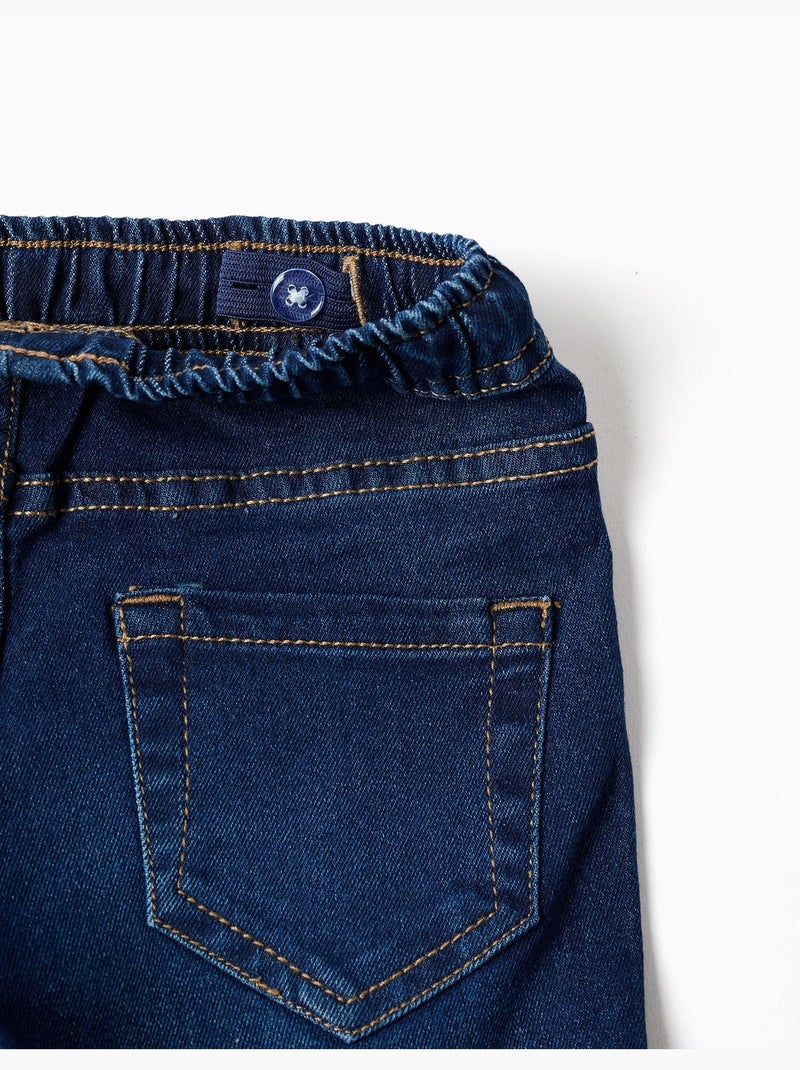 Jeans slim con coulisse Blu scuro - Kiabi