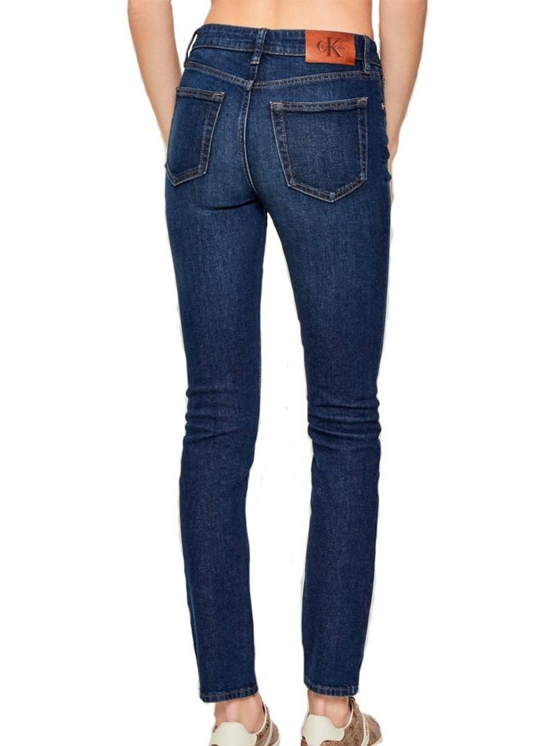 Jeans slim da donna Calvin Klein Jeans Mid Rise Blu - Kiabi