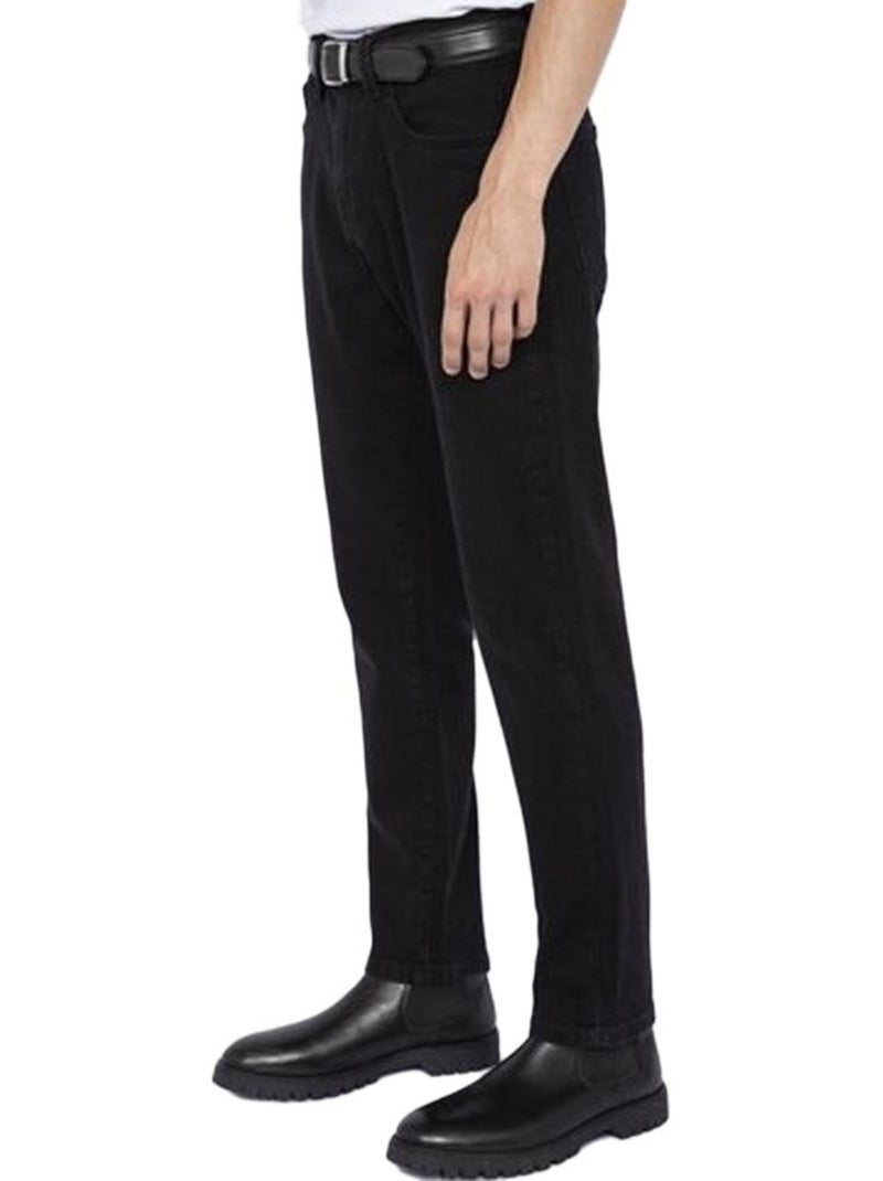 Jeans Slim da Uomo Schott Nero - Kiabi