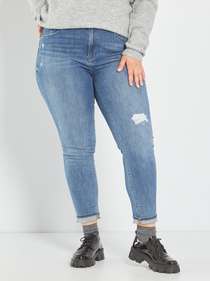 Jeans slim destroyed BLU - Kiabi