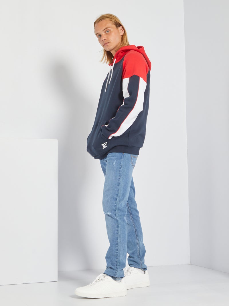 Jeans slim dettagli destroy BLU - Kiabi