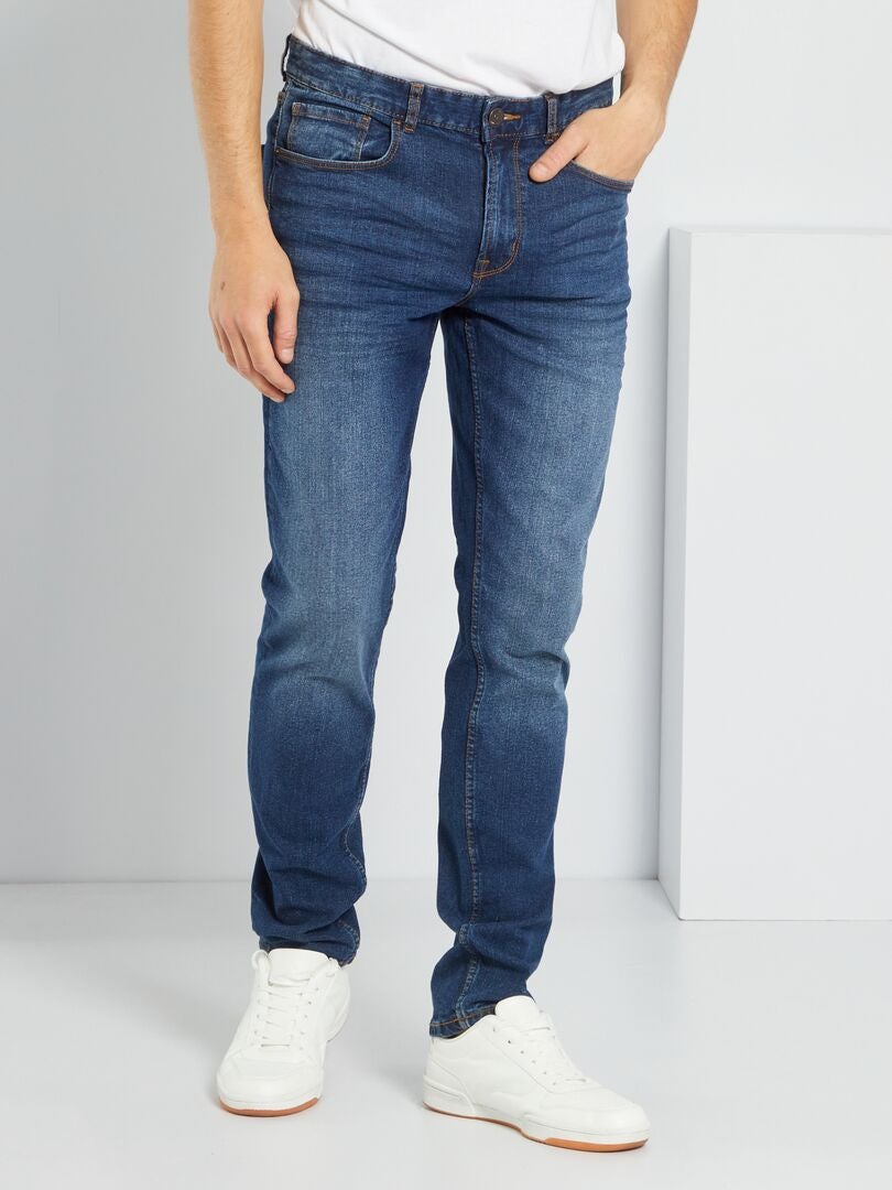 Jeans slim eco-sostenibili L34 BLU - Kiabi