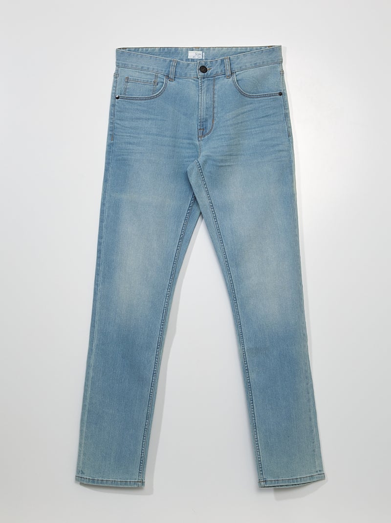 Jeans slim eco-sostenibili L34 blu - Kiabi