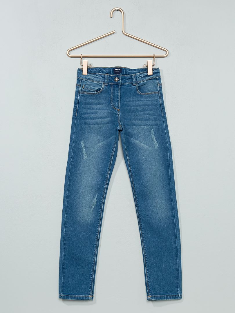 Jeans slim effetto usura denim stone - Kiabi