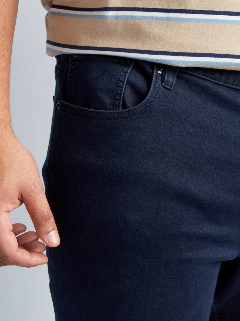Jeans slim elasticizzato - L32 blu/nero - Kiabi