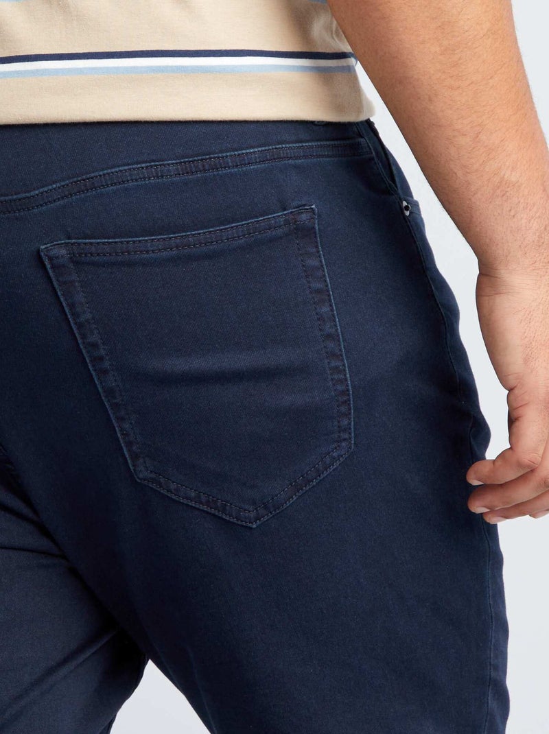 Jeans slim elasticizzato - L32 blu/nero - Kiabi