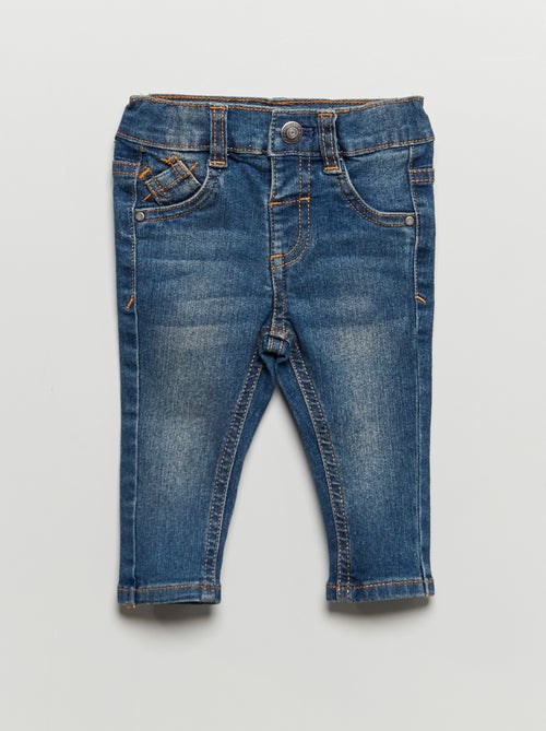 Jeans slim elasticizzato con vita regolabile - Kiabi