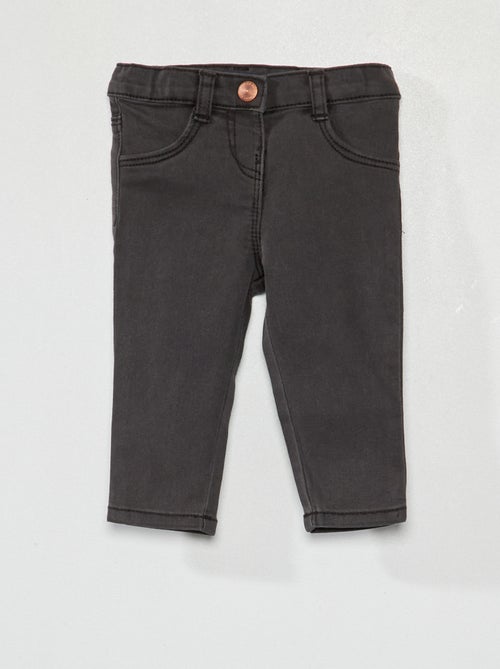 Jeans slim elasticizzato con vita regolabile - Kiabi