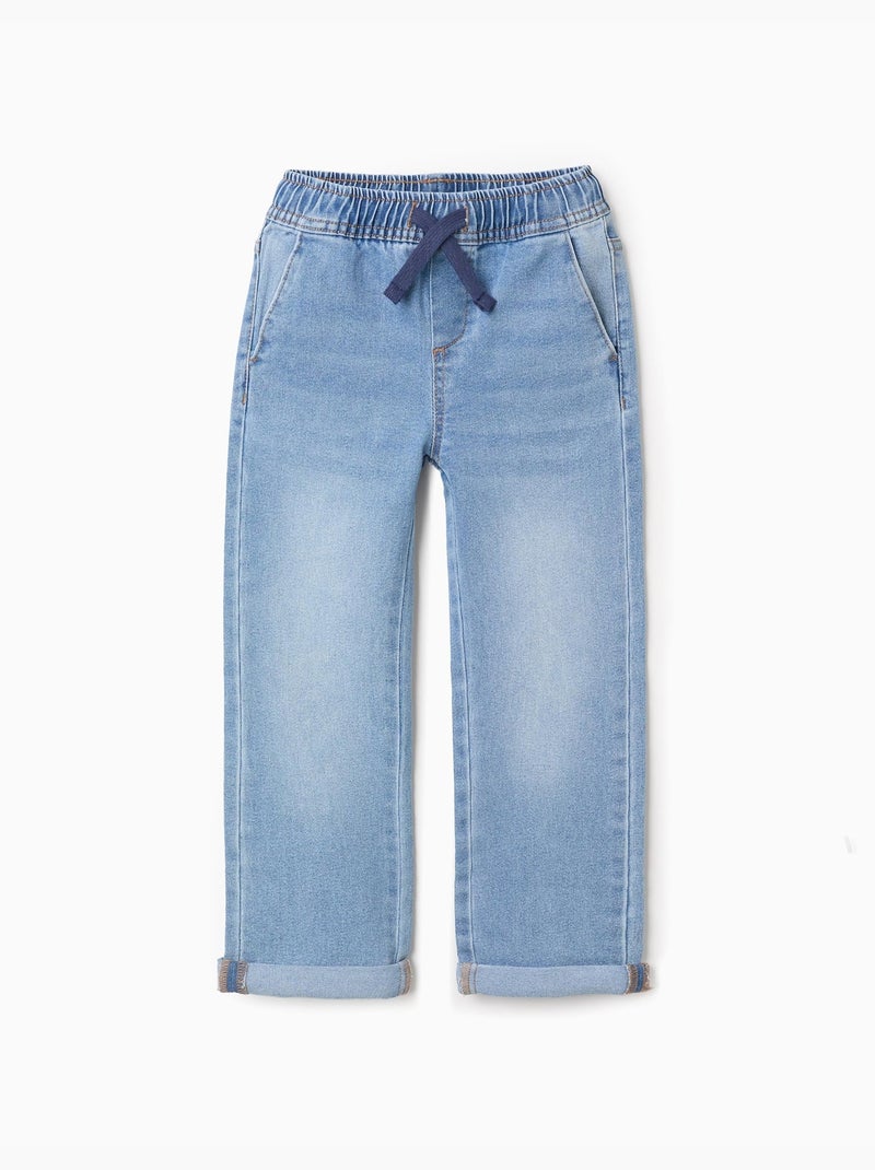 Jeans slim fit con coulisse Blu chiaro - Kiabi