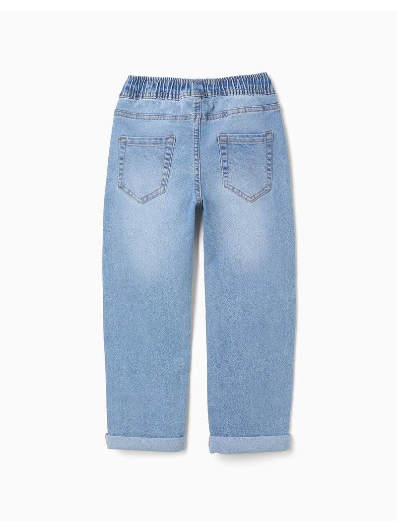 Jeans slim fit con coulisse Blu chiaro - Kiabi