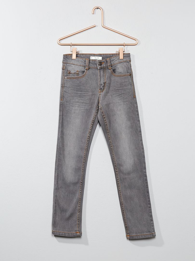 Jeans slim grigio - Kiabi
