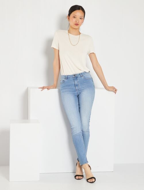 Jeans slim L34 eco-sostenibili                                                                                         BLU 
