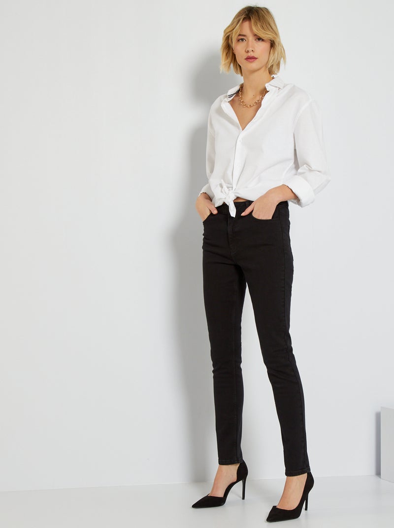 Jeans slim L34 eco-sostenibili NERO - Kiabi