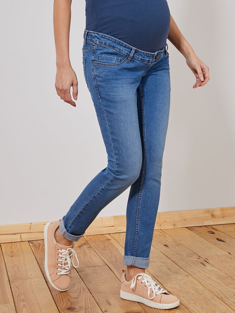 Jeans slim premaman eco-sostenibili denim stone - Kiabi
