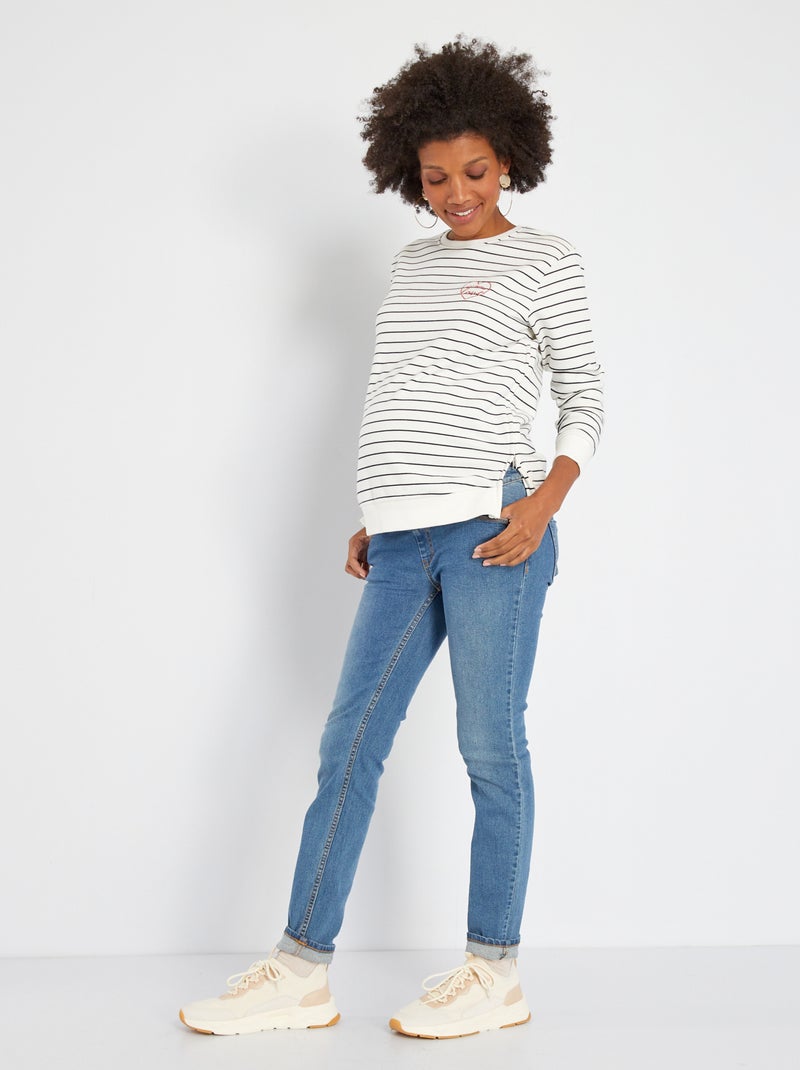 Jeans slim premaman L30 BLU - Kiabi