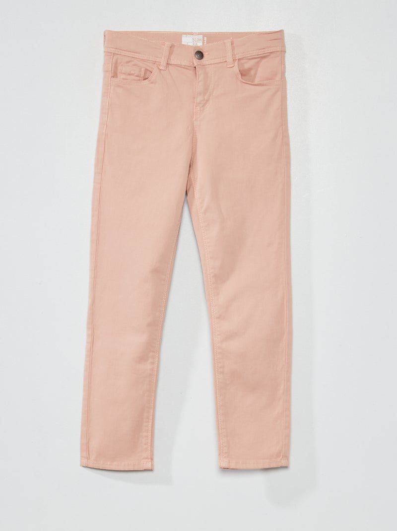 Jeans slim rosa - Kiabi