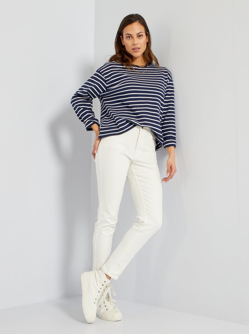 Jeans slim stretch - 30L BIANCO - Kiabi