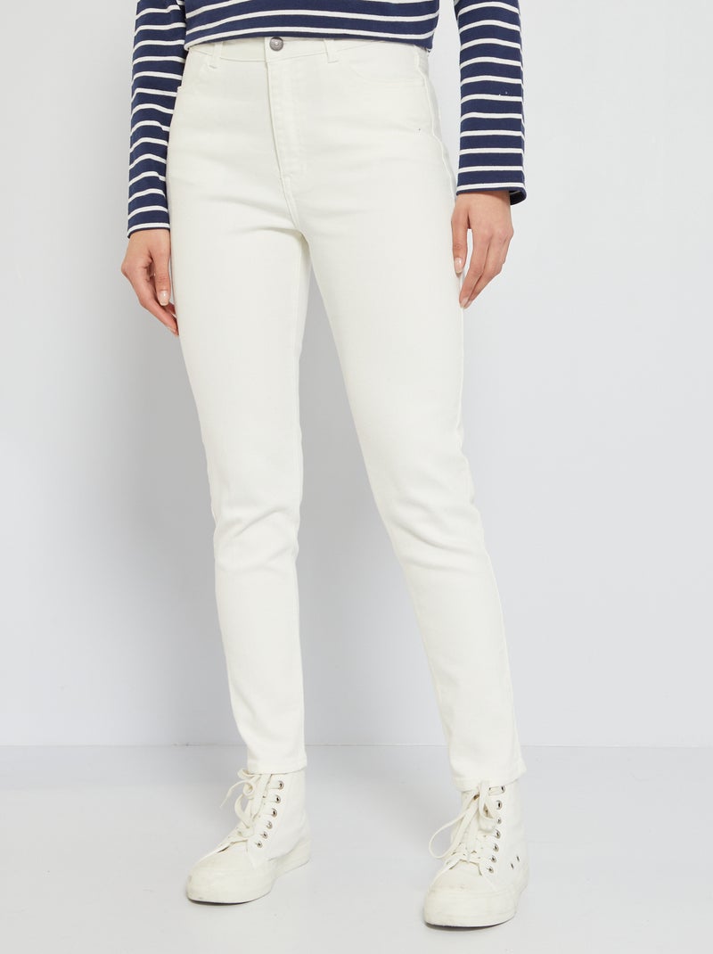 Jeans slim stretch - 32L BIANCO - Kiabi