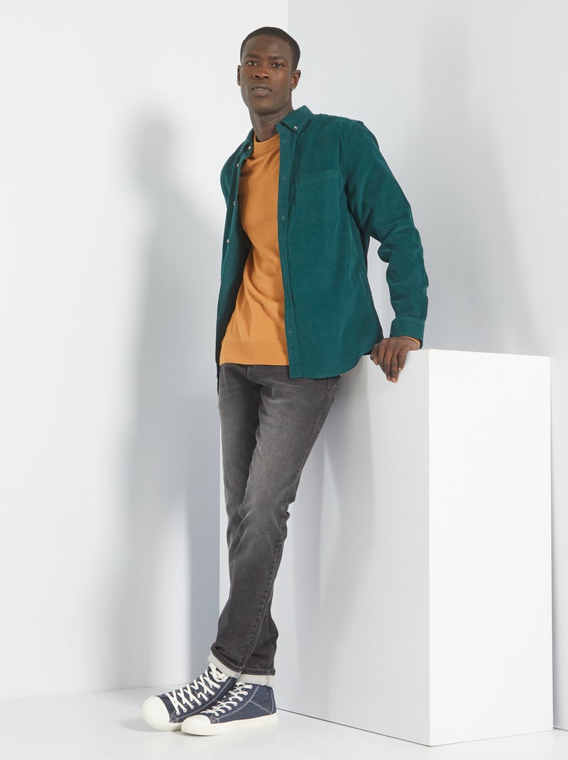 Jeans slim stretch - L30 GRIGIO - Kiabi