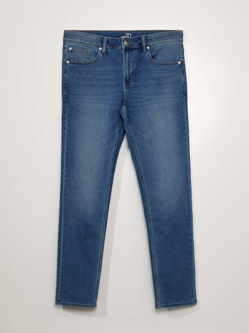 Jeans slim stretch - L32 BLU - Kiabi