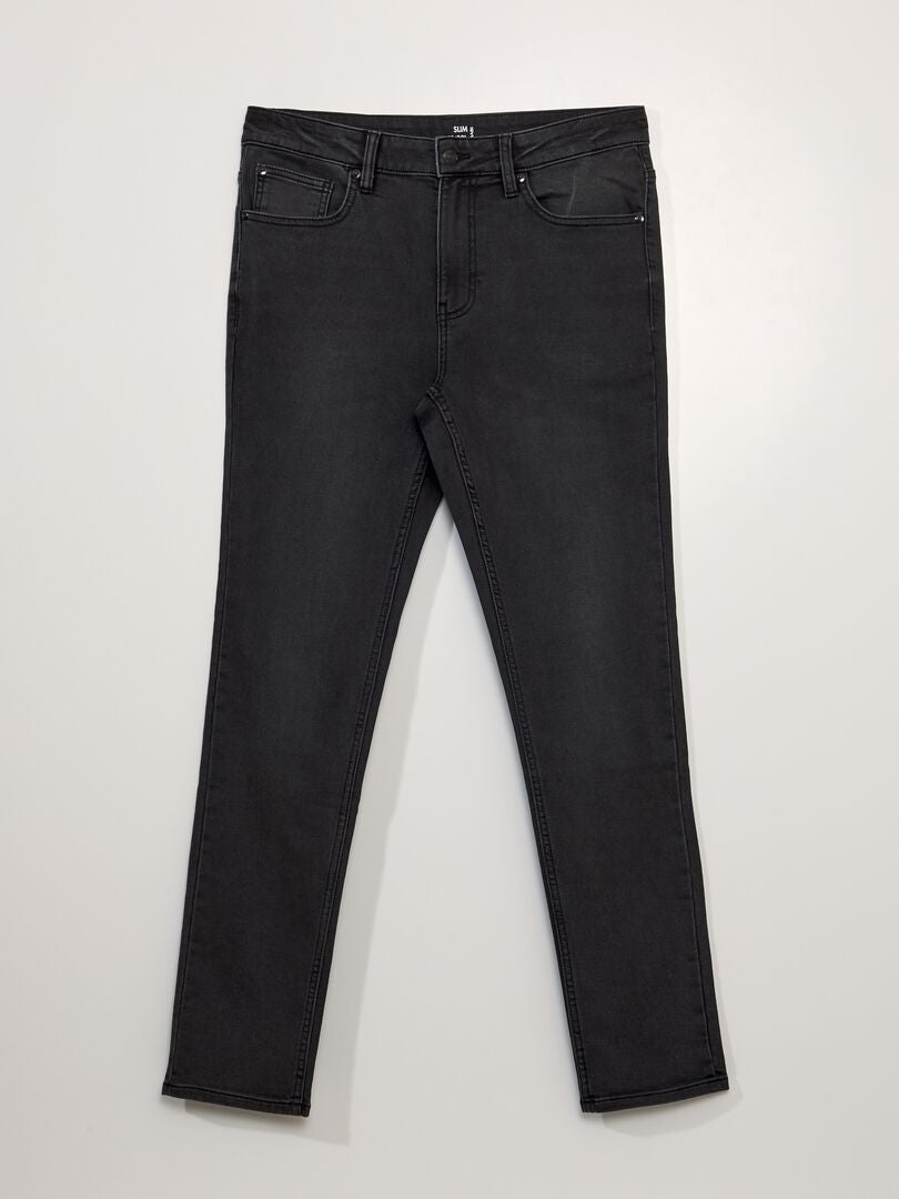 Jeans slim stretch - L32 GRIGIO - Kiabi