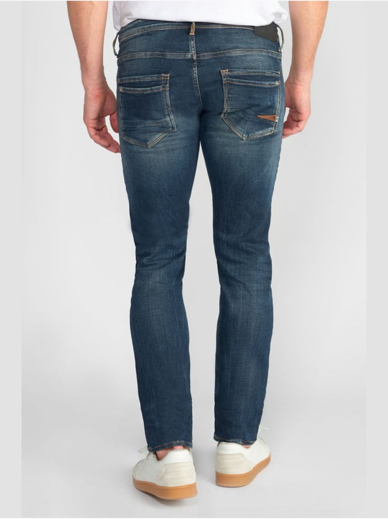 Jeans slim stretch 700/11, lunghezza 34 Blu - Kiabi
