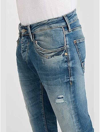 Jeans slim stretch 700/11, lunghezza 34