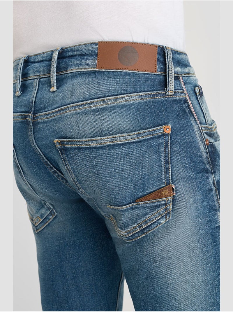 Jeans slim stretch 700/11, lunghezza 34 Blu - Kiabi