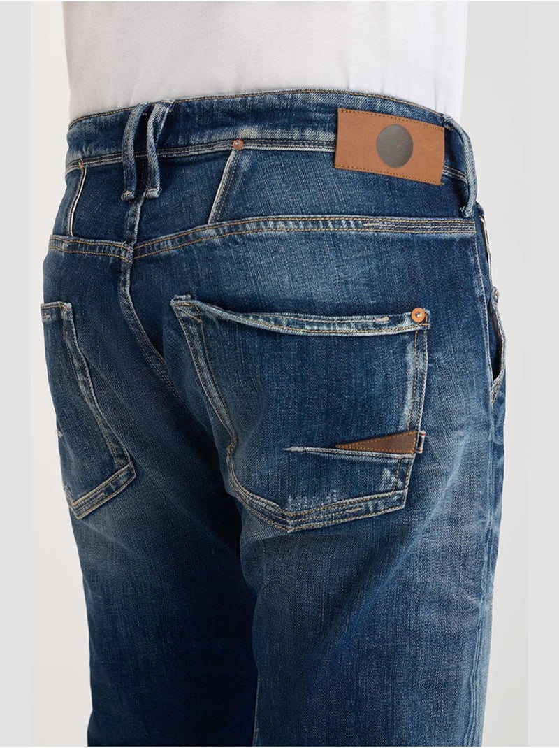 Jeans slim stretch 700/11, lunghezza 34 Blu - Kiabi